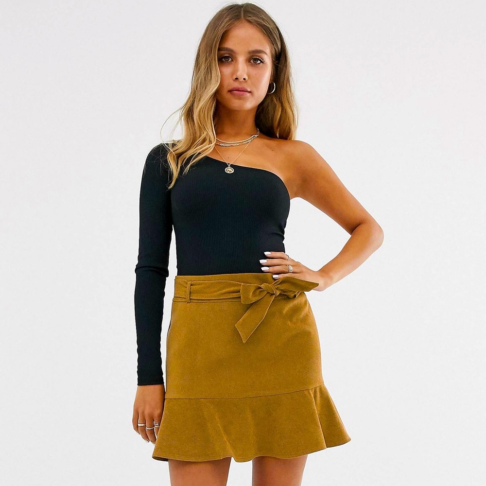 Miss Selfridge Suedette Skirt